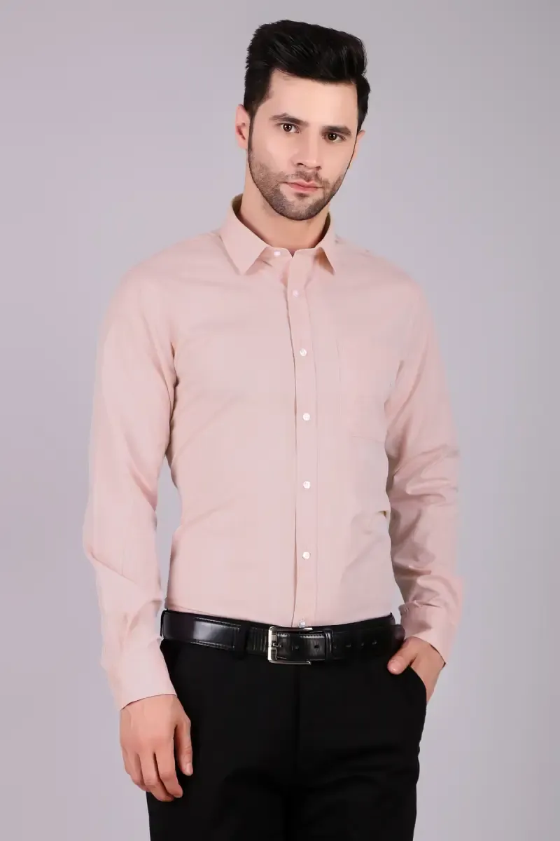 Men's Polycotton Slim Fit Formal Shirt