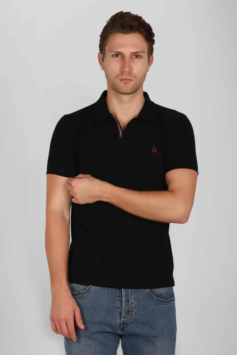 Cotton Polo T-shirt for Men 003608LBLA