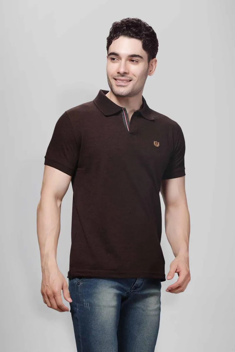Cotton Polo T-shirt for Men 003608XLCOFMEL