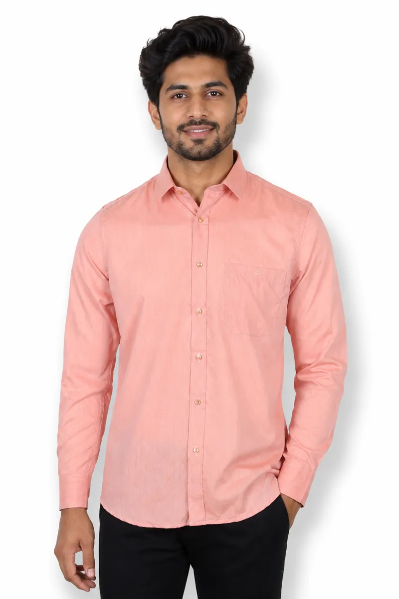 Men's Polycotton Slim Fit Formal Shirt