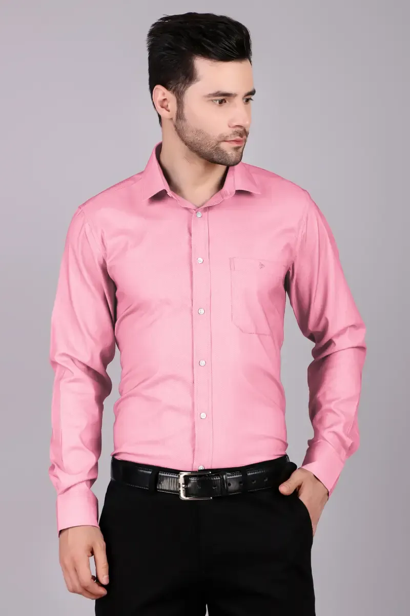 Men's Slim Fit Formal Shirt 003611REDM