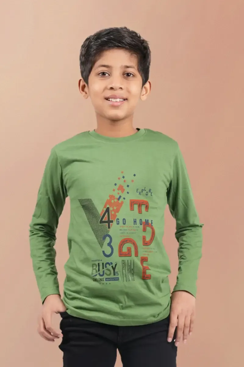 Cotton Printed T-shirt for Boy