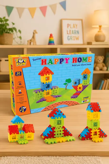 Happy Home Senior building blocks - 30 blocks