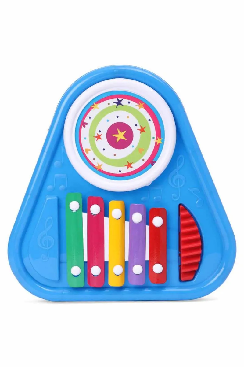Musical Band Toy for Children (Drum, Xylophone and Guiro)