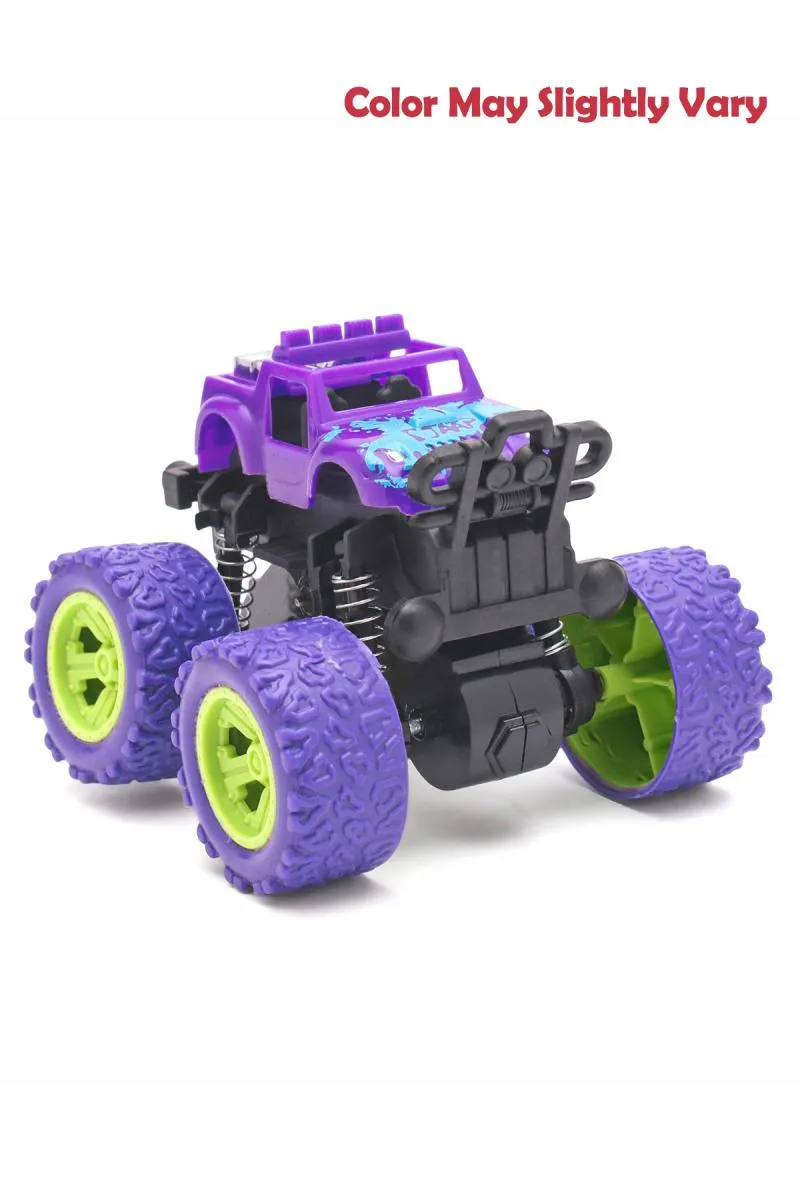 4WD Mini Monster Truck Toy With 360 Degree Friction Power- Design May Vary 004084PUR