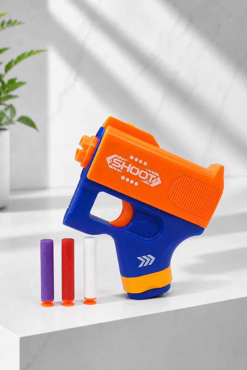 Blaster Manual Soft Bullet Shooting Toy (Multicolor)