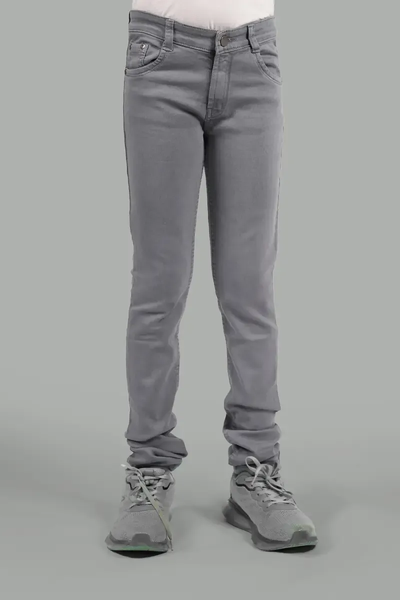 Slim Fit Casual Jeans for Boy 004504DARGRE89YRS