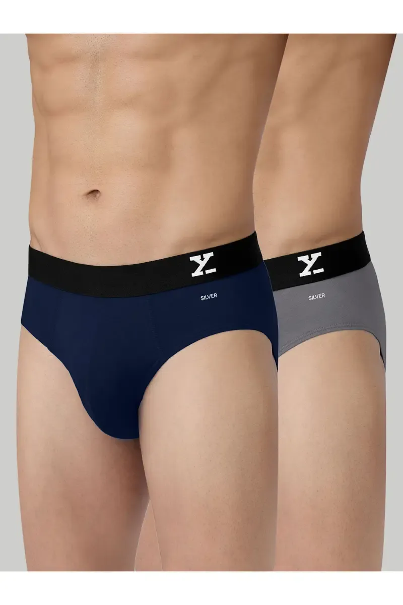 Men's Pack of 2 - IntelliFresh Cotton Stretch Briefs 004568LMUL