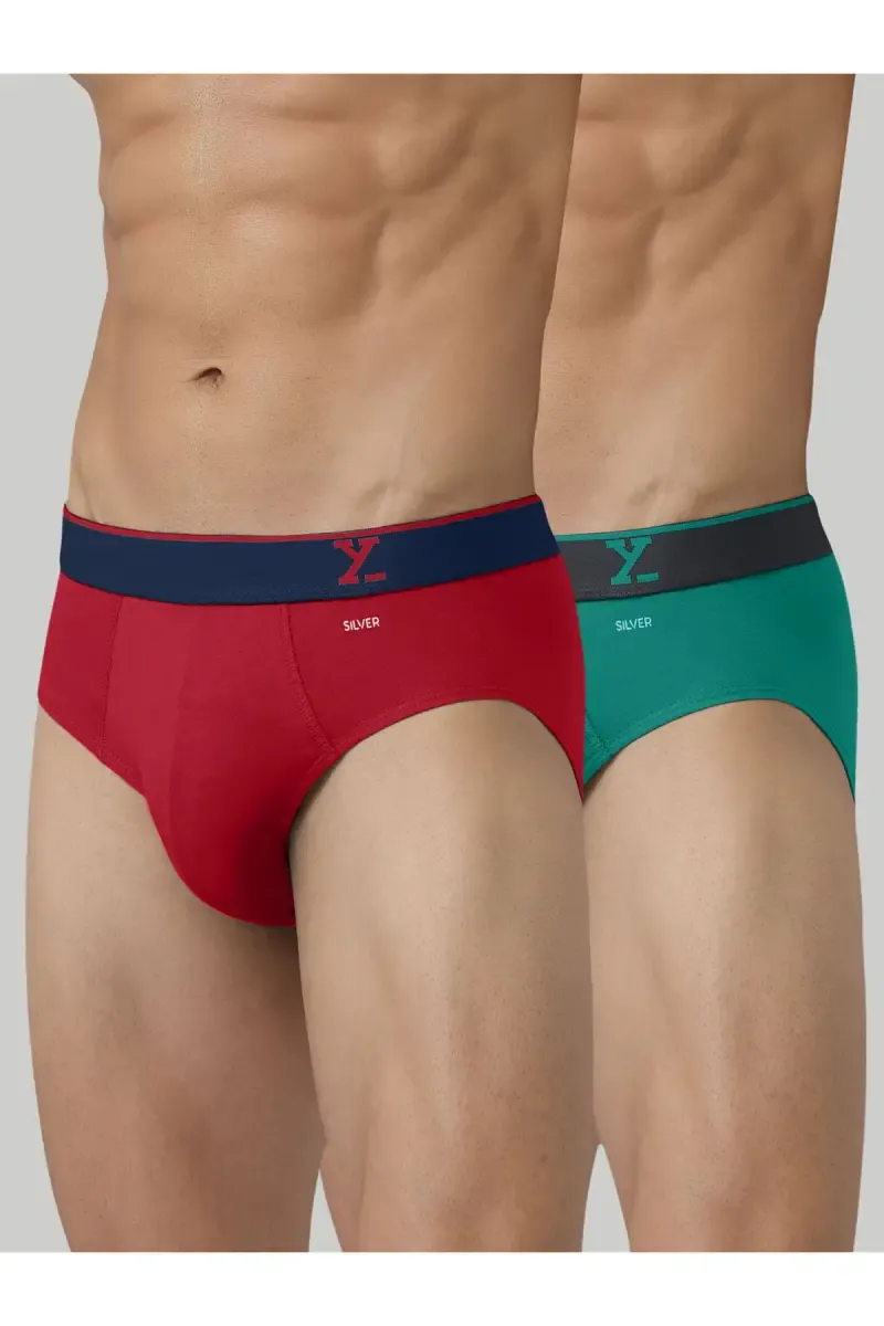 Men's Pack of 2 - IntelliFresh Cotton Stretch Briefs