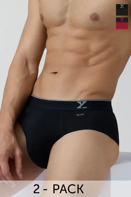 Men's Pack of 2 - IntelliFresh Cotton Stretch Briefs