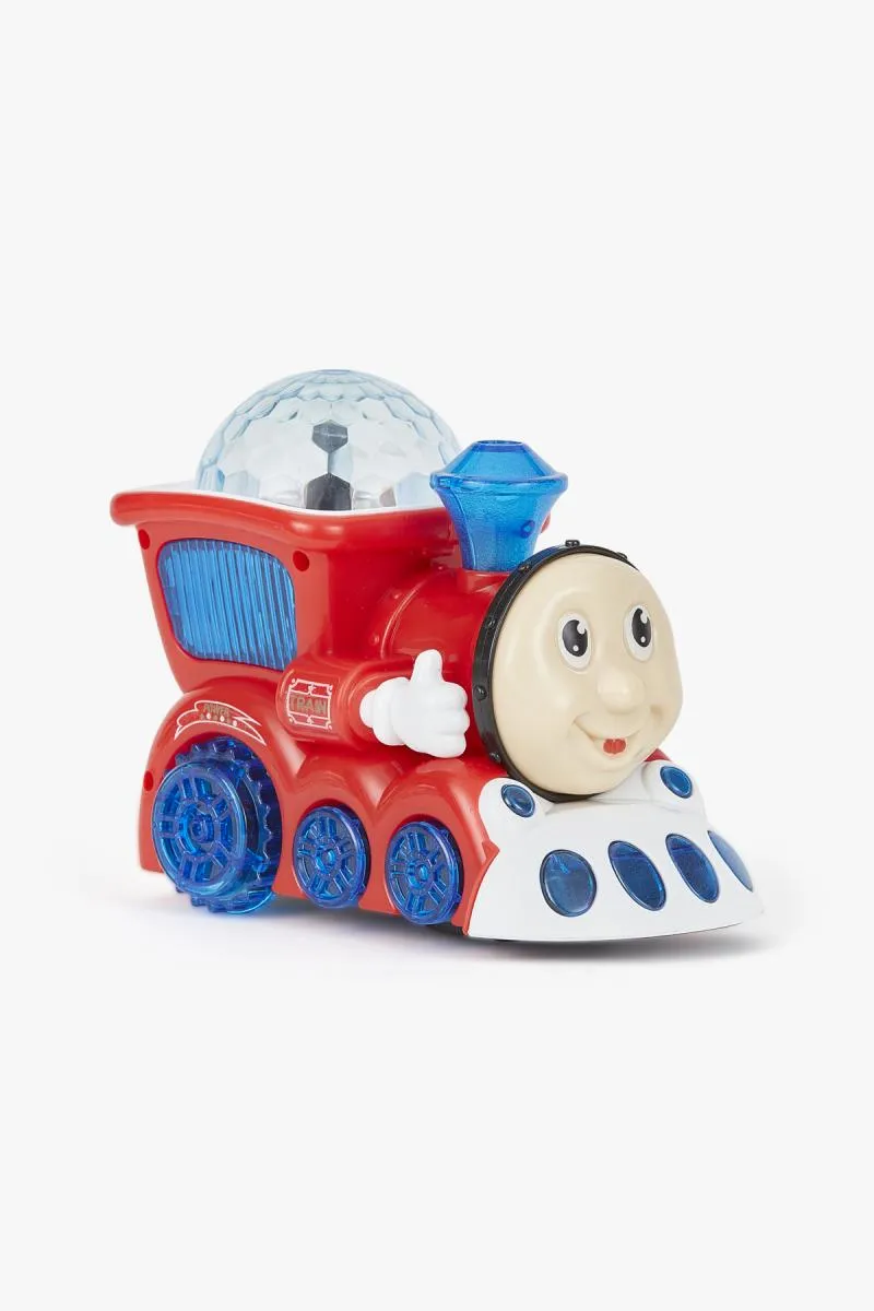 Light Train Bump and Go Toy for Kids  004685RED
