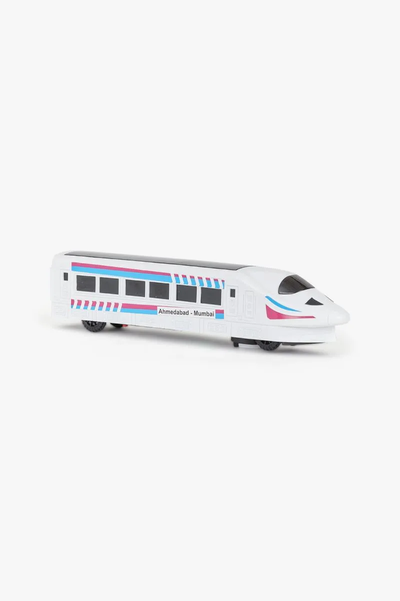 Bump & Go Train Toy with Music & Lights (360 Degree Rotation Speed)
