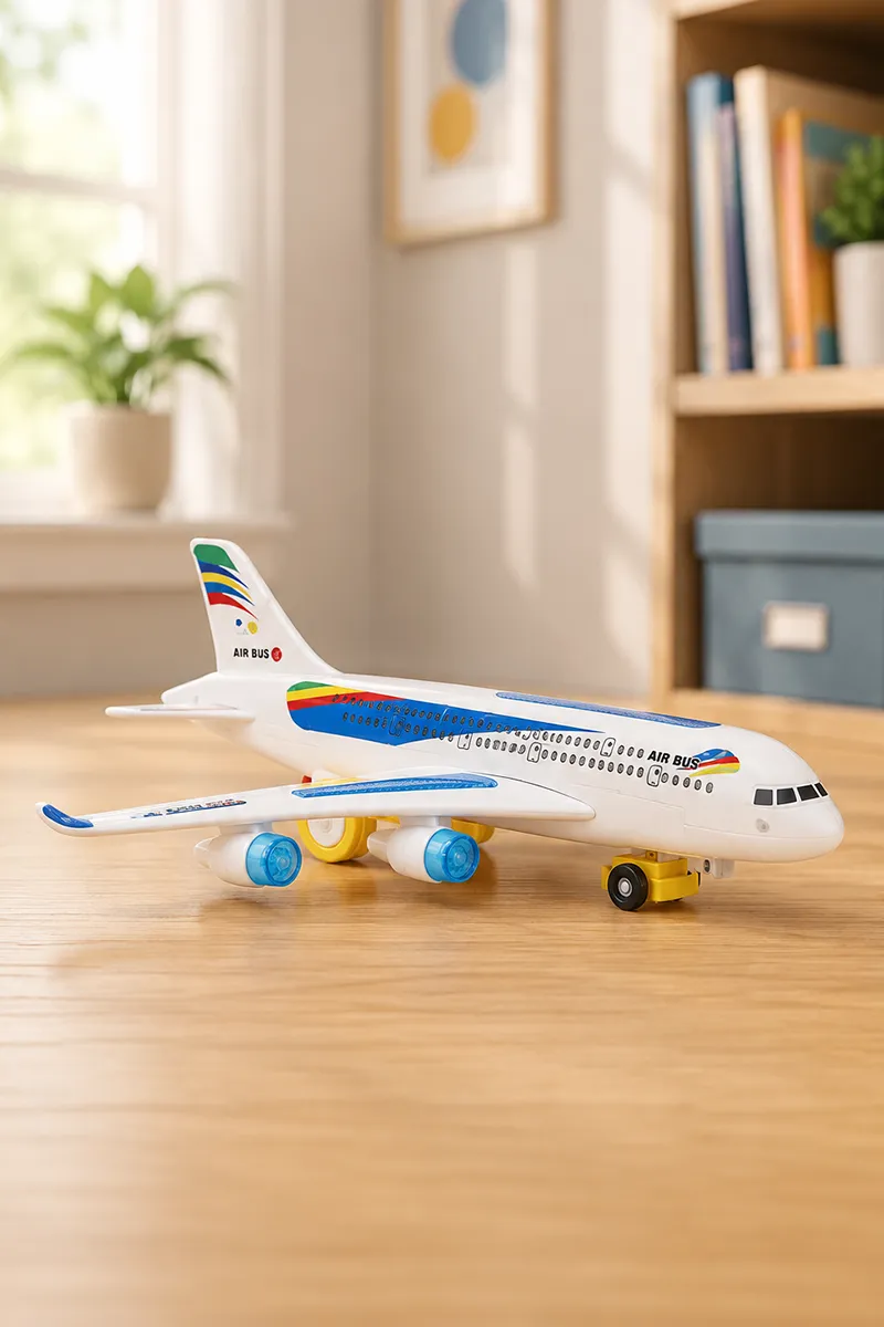 Airliner Bump & Go Musical Airplane Toy