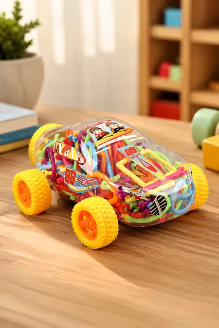 Multi Model Making Set For Kids (Sticks, House & Block Bricks) - Pack Of 1
