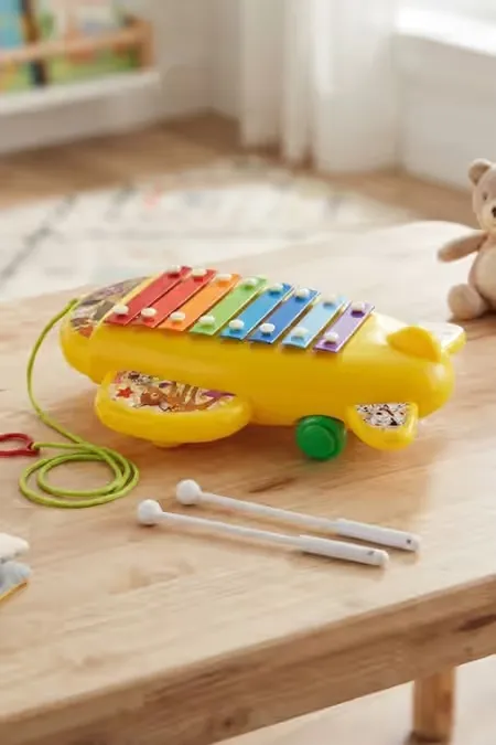 Ratna's Baby Cute Airplane Xylophone (Multicolor, Pack of 1)