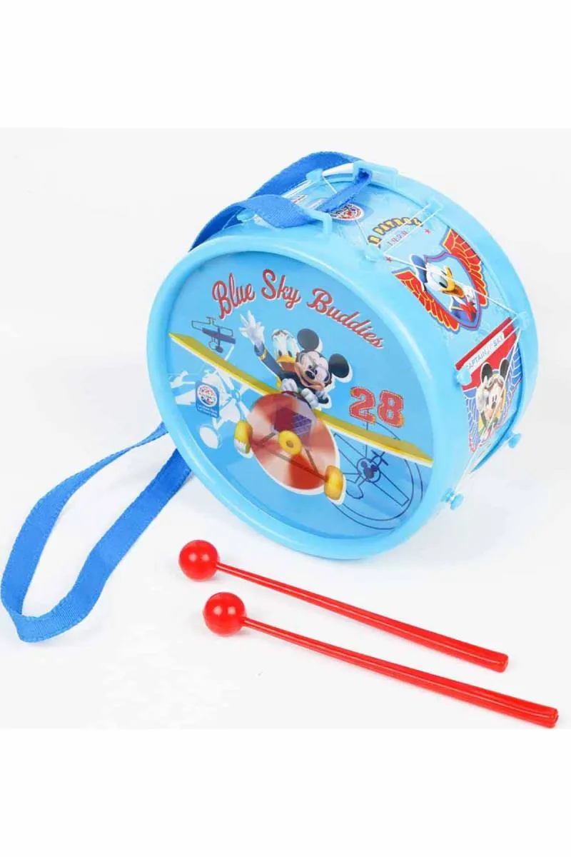 Ratna's Mickey Mouse Rhythm Musical Drum For Junior Kids (Multicolor)