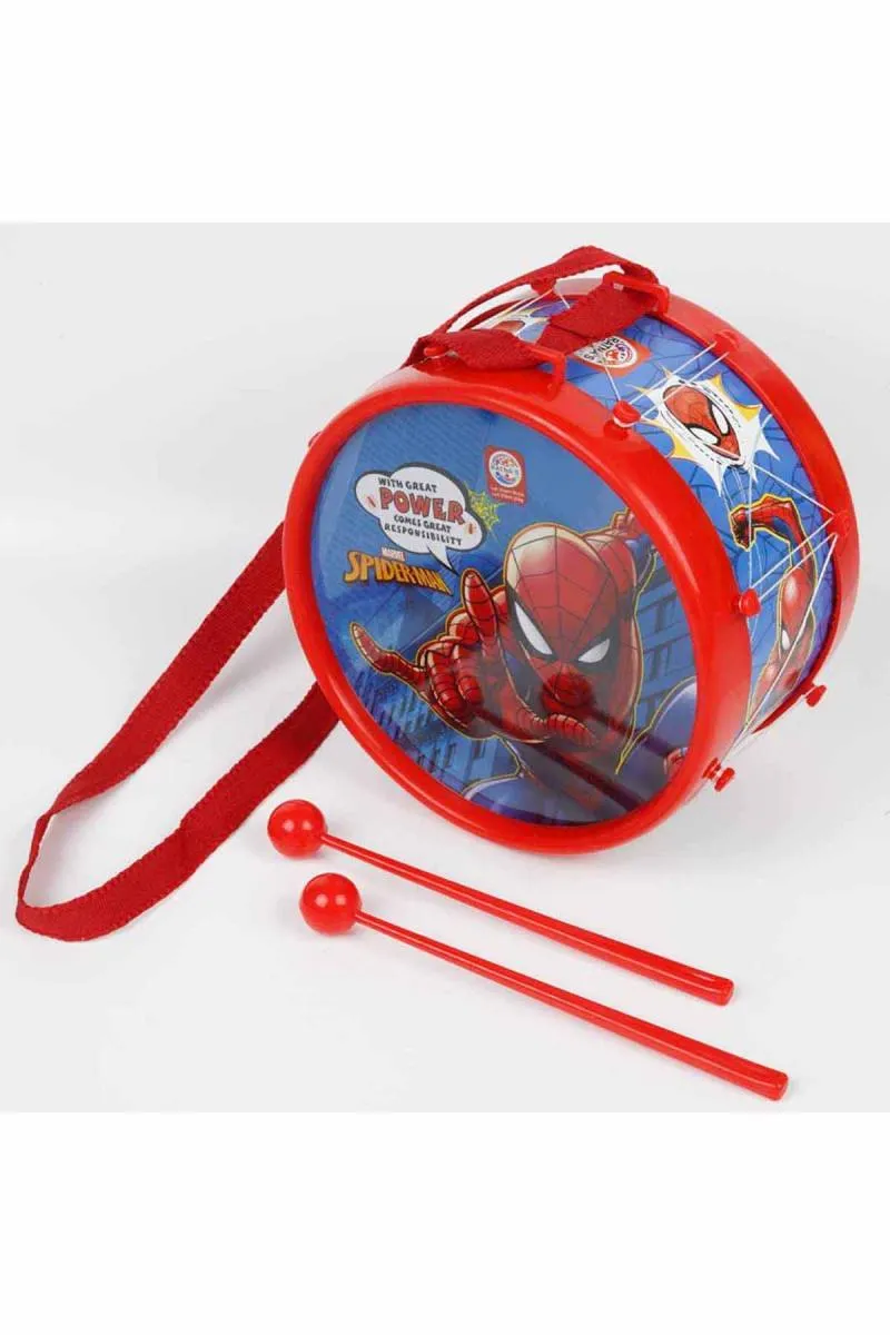 Ratna's  Spider-Man Junior Drum Toy For Kids (Multicolor)