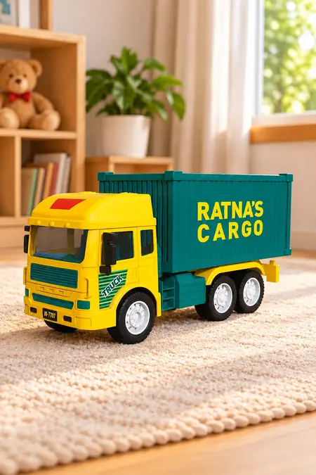 Cargo Container Truck Toy for Kids