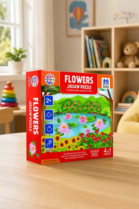 Baby Jigsaw Flowers Puzzles For Kids