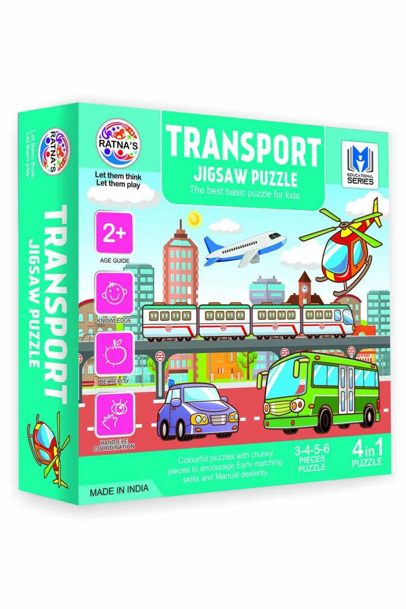 Baby Jigsaw Transport Puzzles For Kids