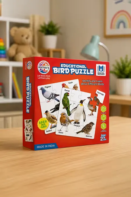 Educational Jigsaw Bird Puzzles For Kids