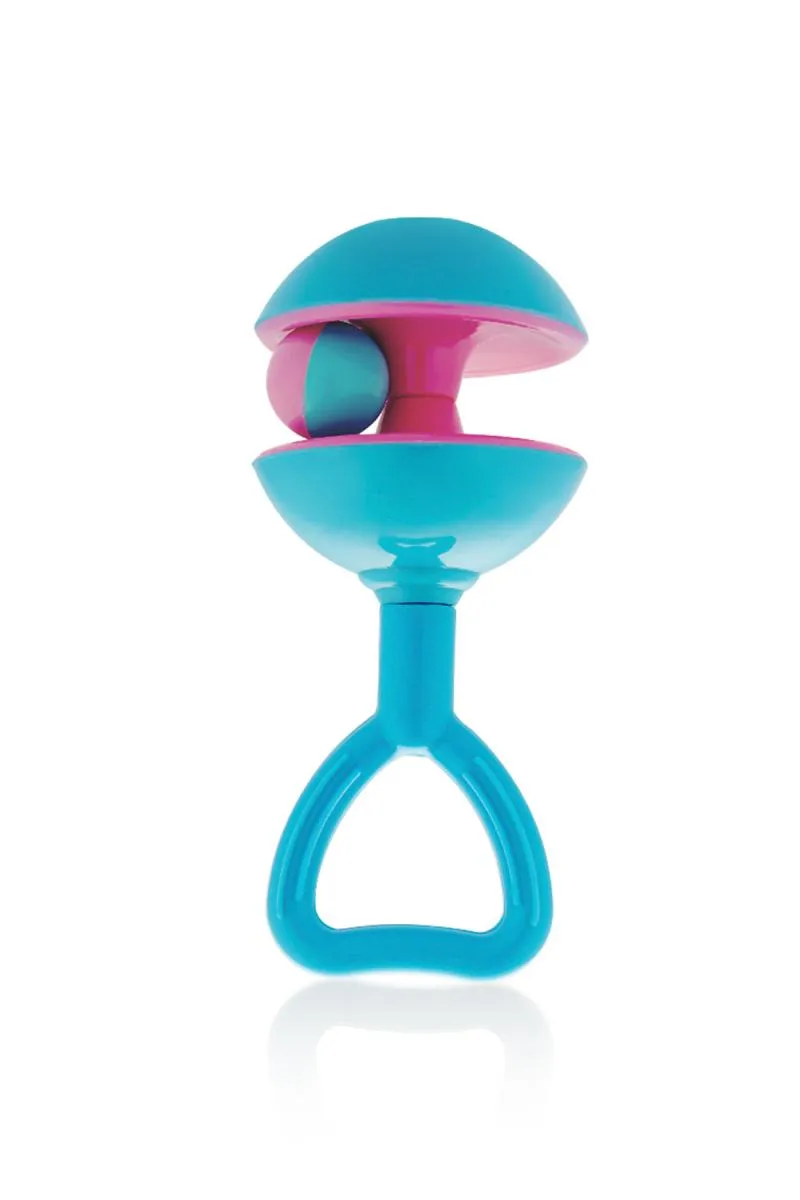 Chubby Cheeks Jungle Rattle For Kids (Blue) - Pack of 1