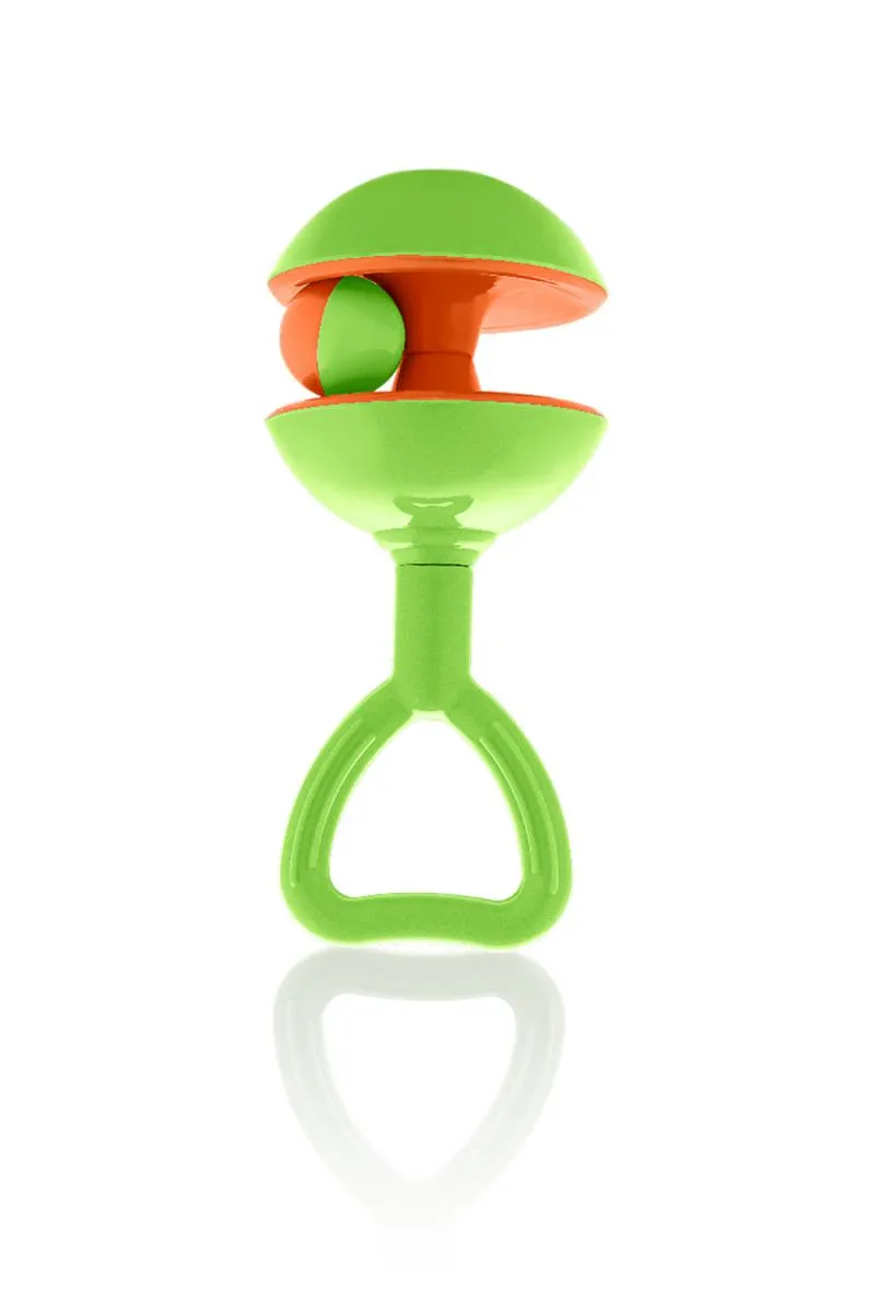 Chubby Cheeks Jungle Rattle For Kids (Green) - Pack of 1