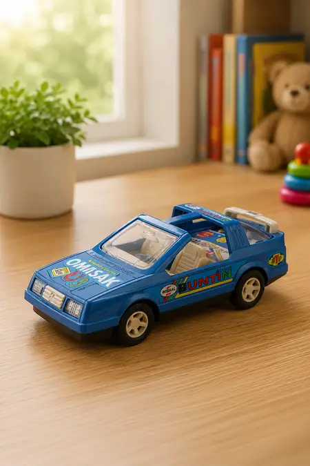 Champ SD Car Pull Back Toy - Yellow