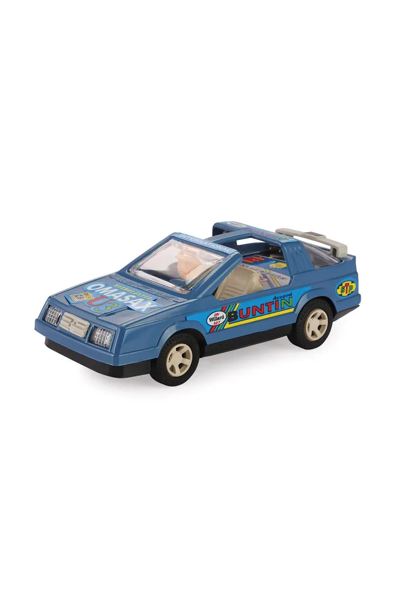 Champ SD Car Pull Back Toy - Yellow 005014BLU