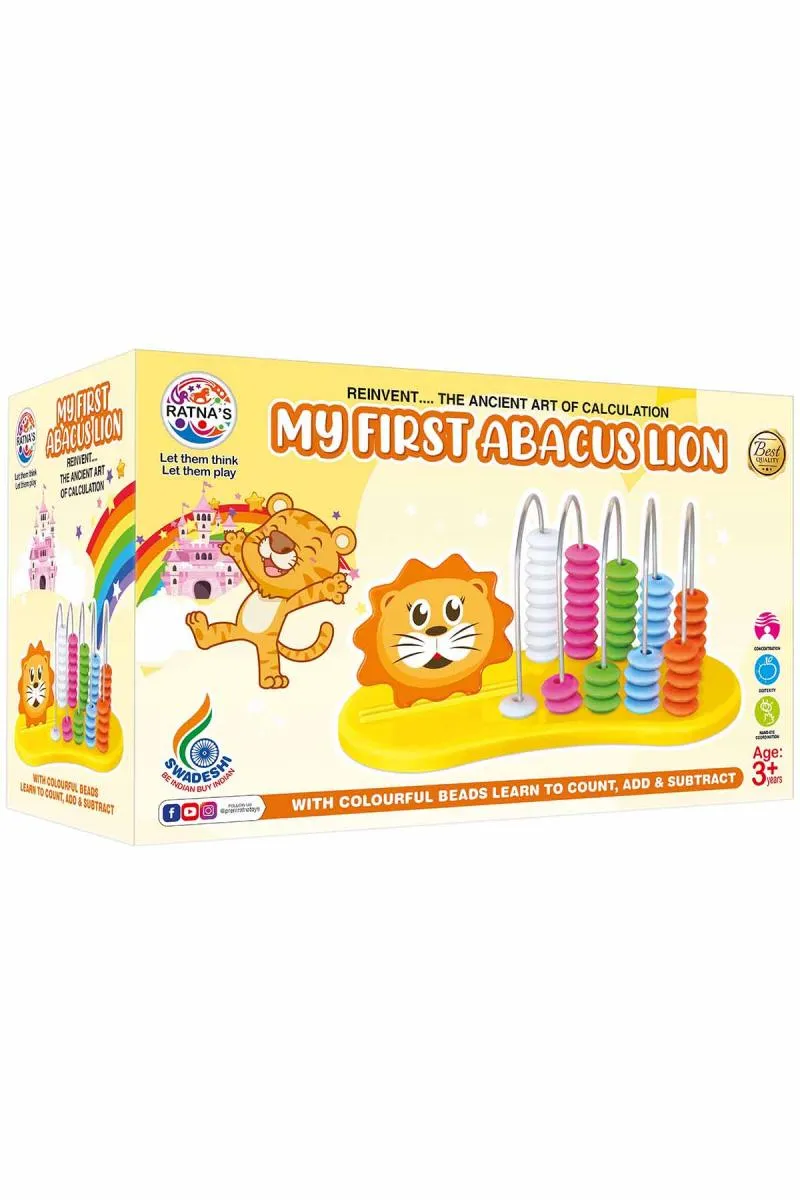  My First Abacus Lion Toy for Kids