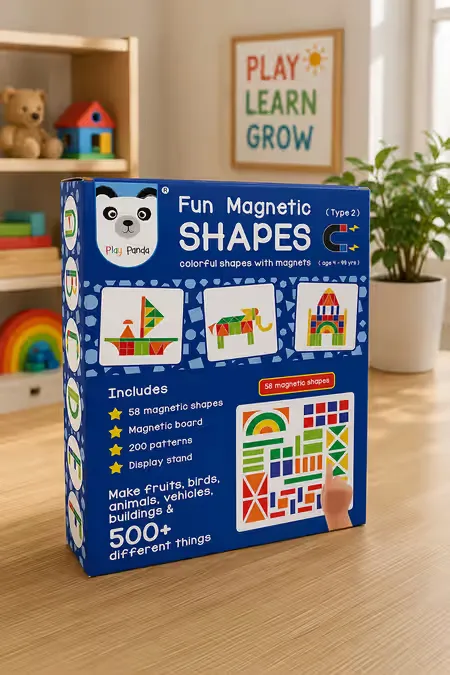 Playpanda 200 Pattern Magnetic Board Puzzles