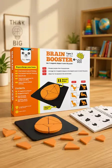 Brain Booster Magnetic Puzzles - 56 Puzzles