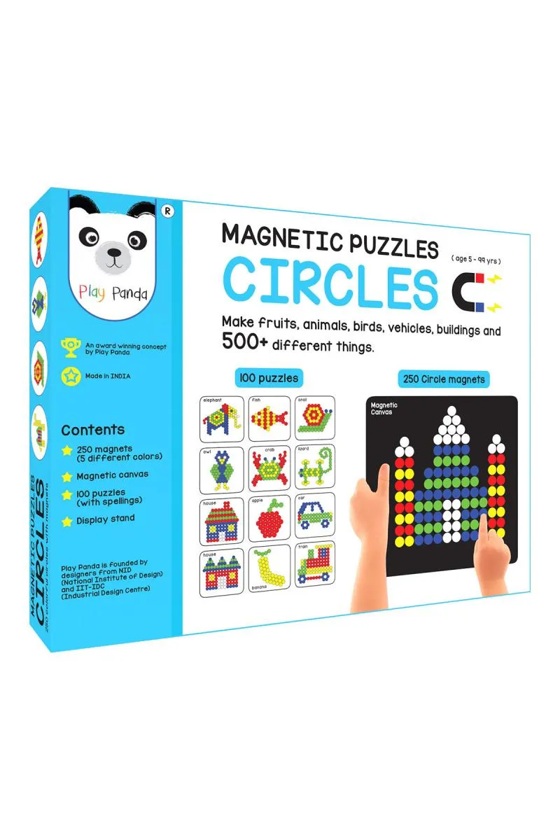 Circle Magnetic Puzzle Set  (250 Magnets & 100 Puzzles)