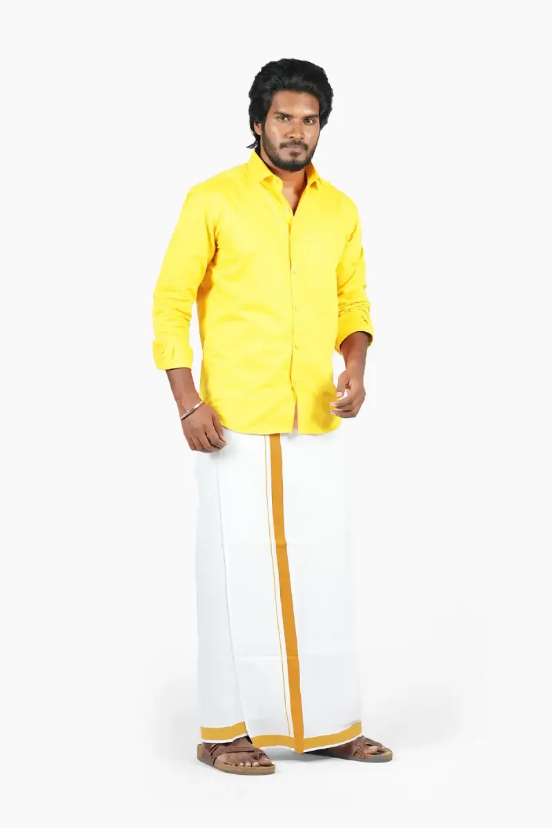 Cotton Velcro Dhoti for Men