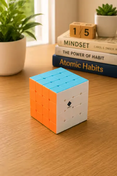 Magic 4x4 Stickerless Speed Cube Puzzle