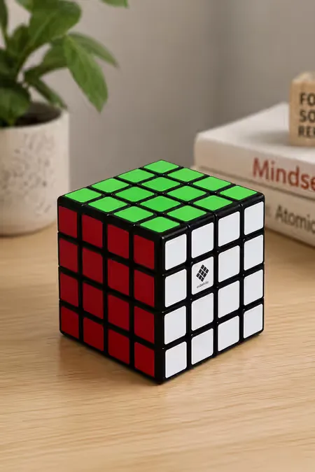 Magic 4x4 Stickerless Speed Cube Puzzle