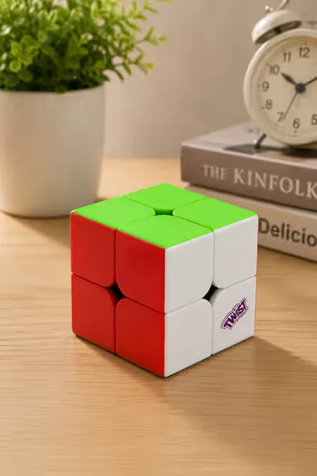 Twist 2x2 Sticker less Speed cube