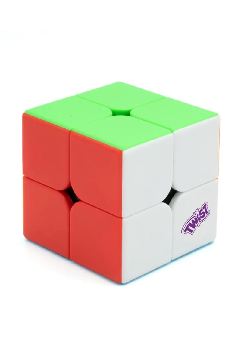 Twist 2x2 Sticker less Speed cube