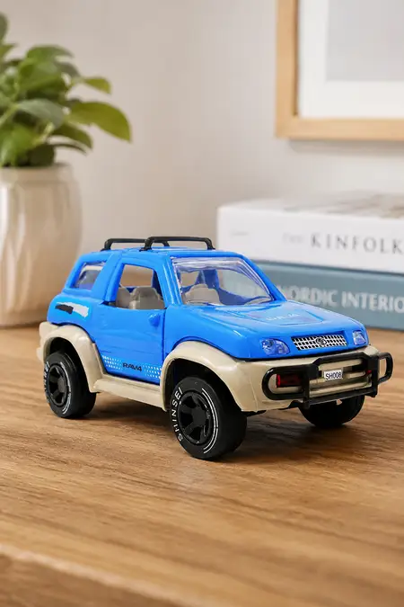 RAV 4 Pull Back Car Toy For Kids - Blue 005678BLU