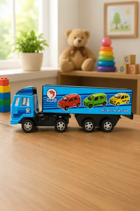 Cargo Carrier Vehicle Toy - Blue 005680BLU