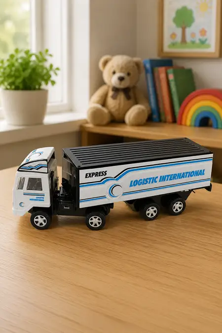 Cargo Carrier Vehicle Toy - White 005680WHI
