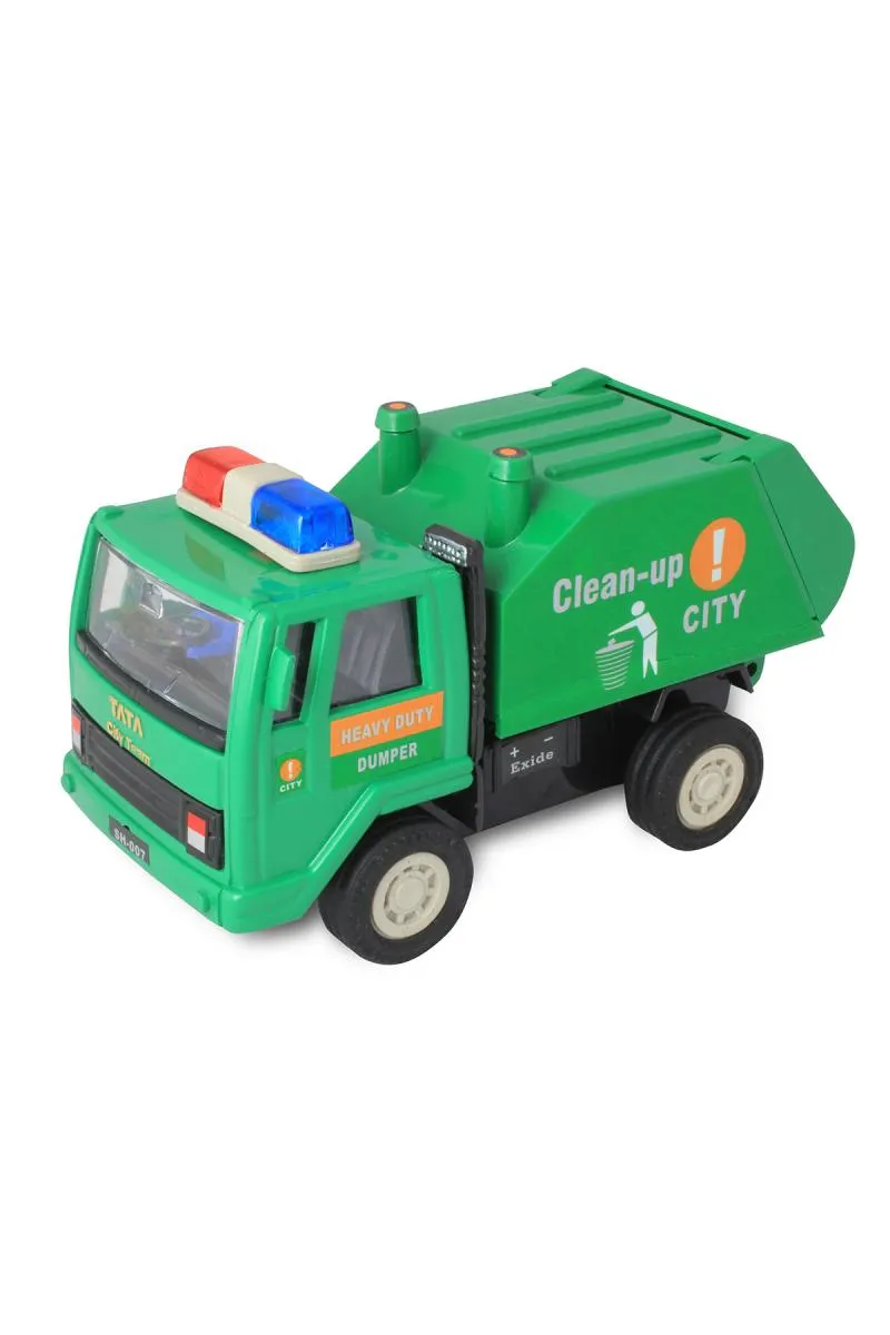 Clean Up City Garbage Dumper Truck Toy - Green