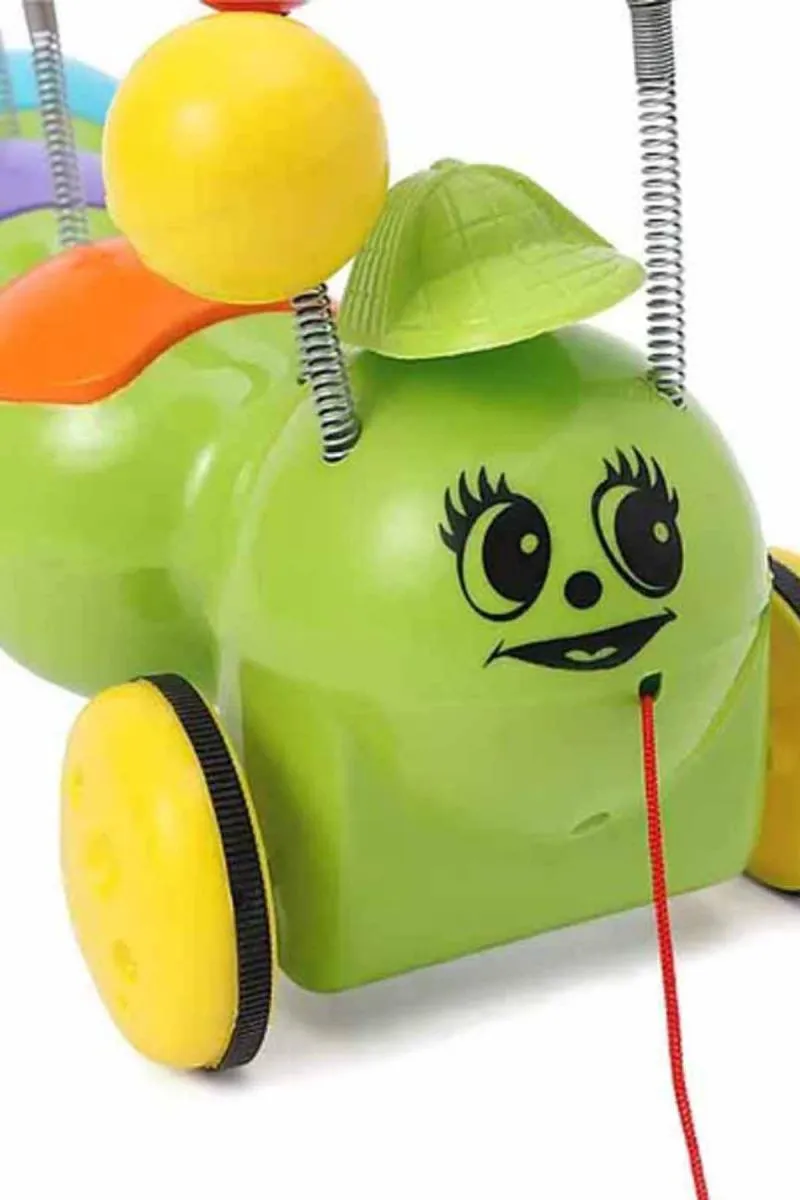 Toyzone Happy Caterpillar Pull Along Toy (Multicolor, Pack of 1)