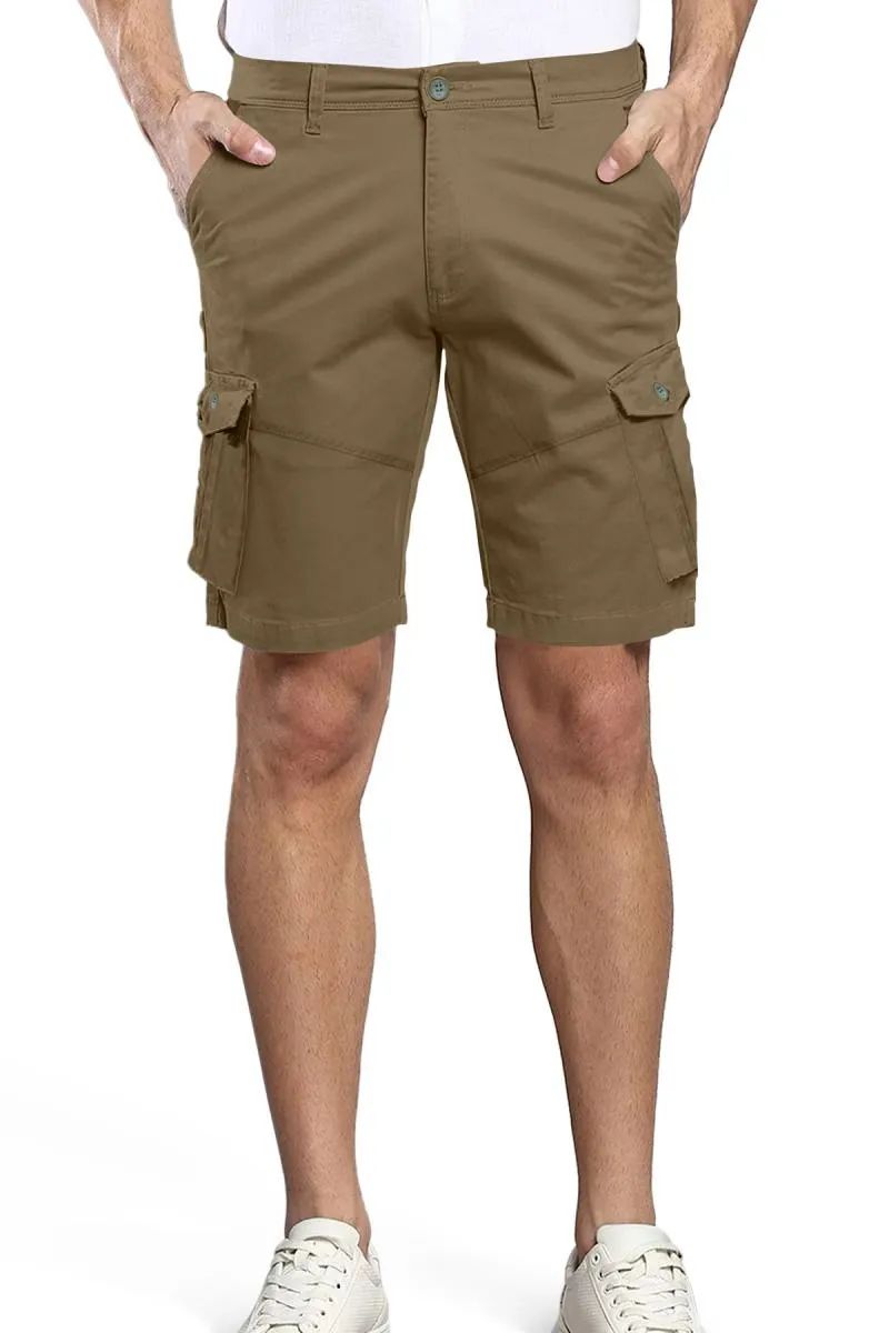 Cotton Cargo Shorts for Men 005903DARKHA38