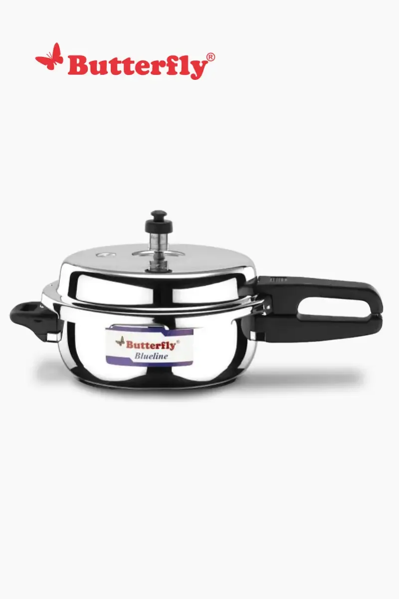 Butterfly Blueline Aluminium  Outer Lid Pressure Cooker - 2 Ltr