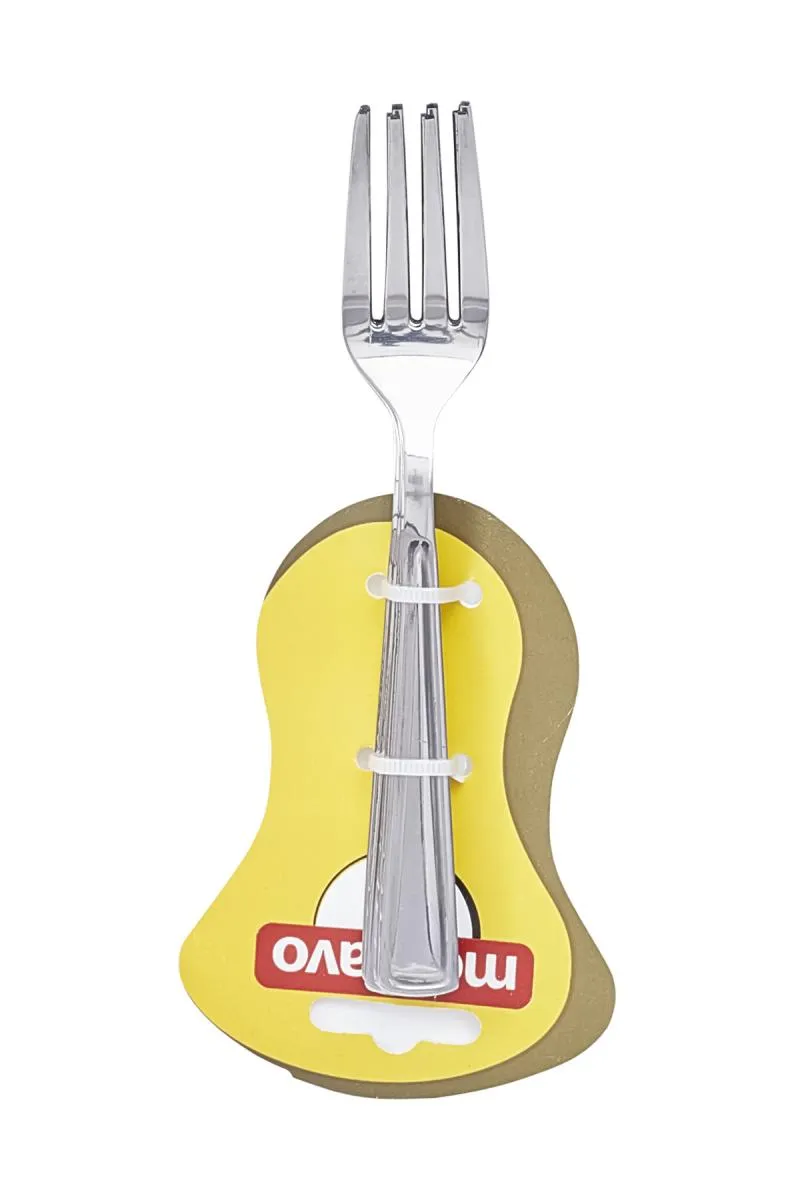 Montavo Stainless Steel Olive Fruit Fork, Set of 6 - 14cm