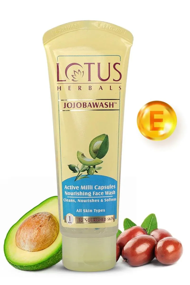 Lotus Herbals Jojobawash Active Milli Capsules Nourishing Face Wash - 120g