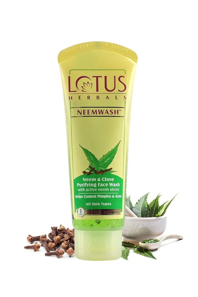 Lotus Herbals Neem wash Neem & Clove Ultra Purifying Face Wash - 80gm