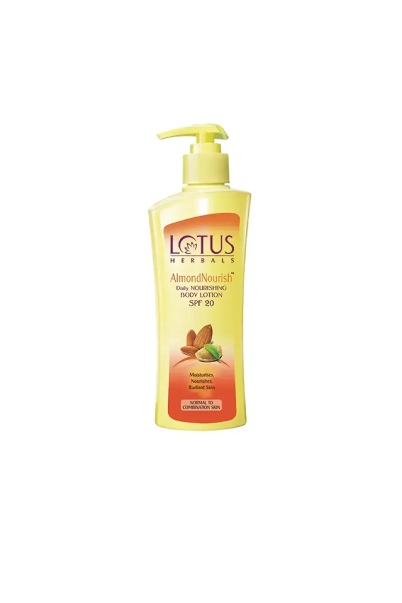 Lotus Herbals Almond Daily Nourishing Body Lotion With SPF 20 - 250ml