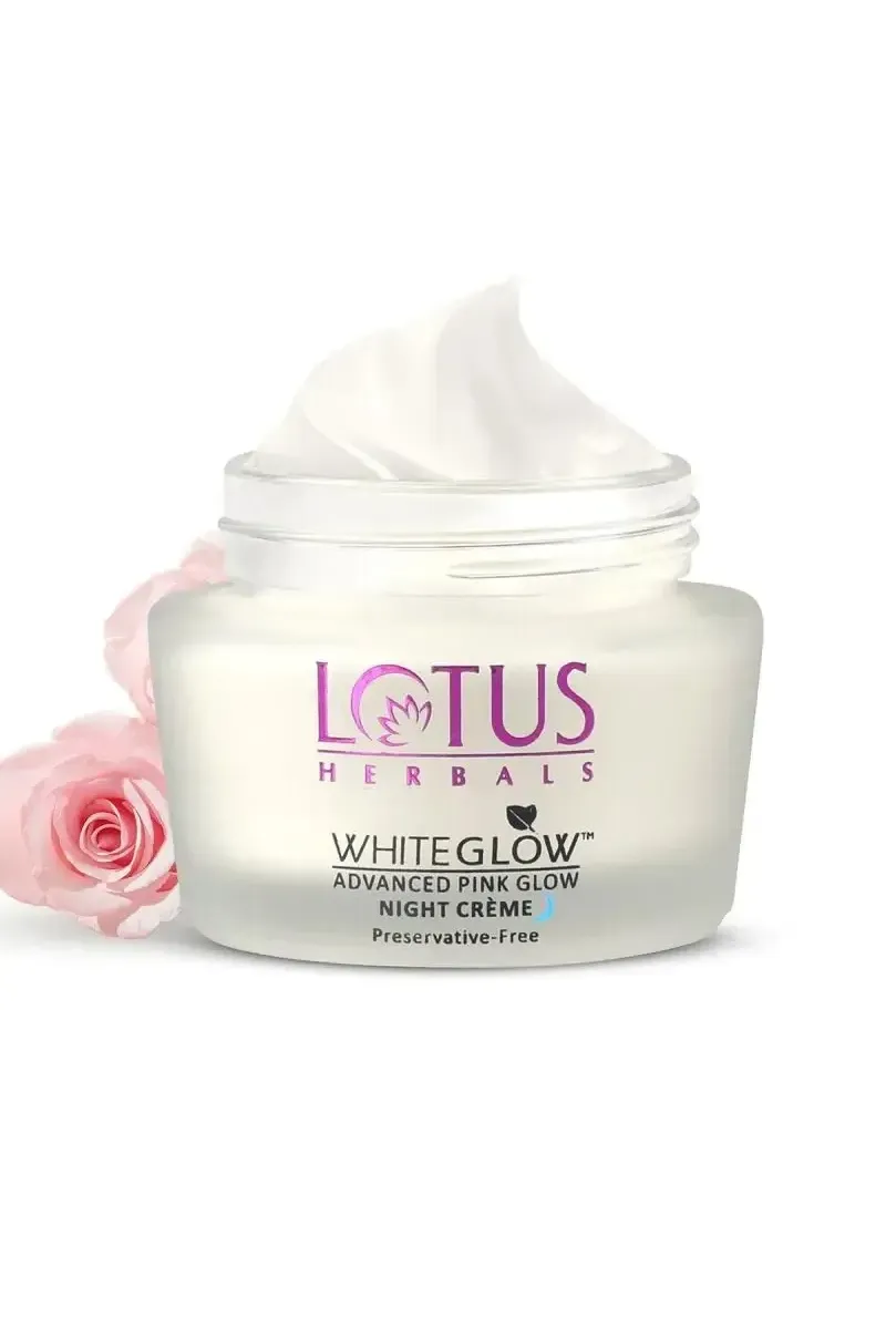 Lotus Herbals White Glow Advanced Pink Glow Night crème - 50gm